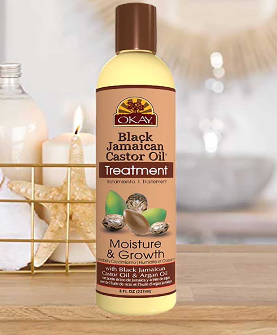 Okay Black Jamaican Castor Oil Moisture Growth Treatment