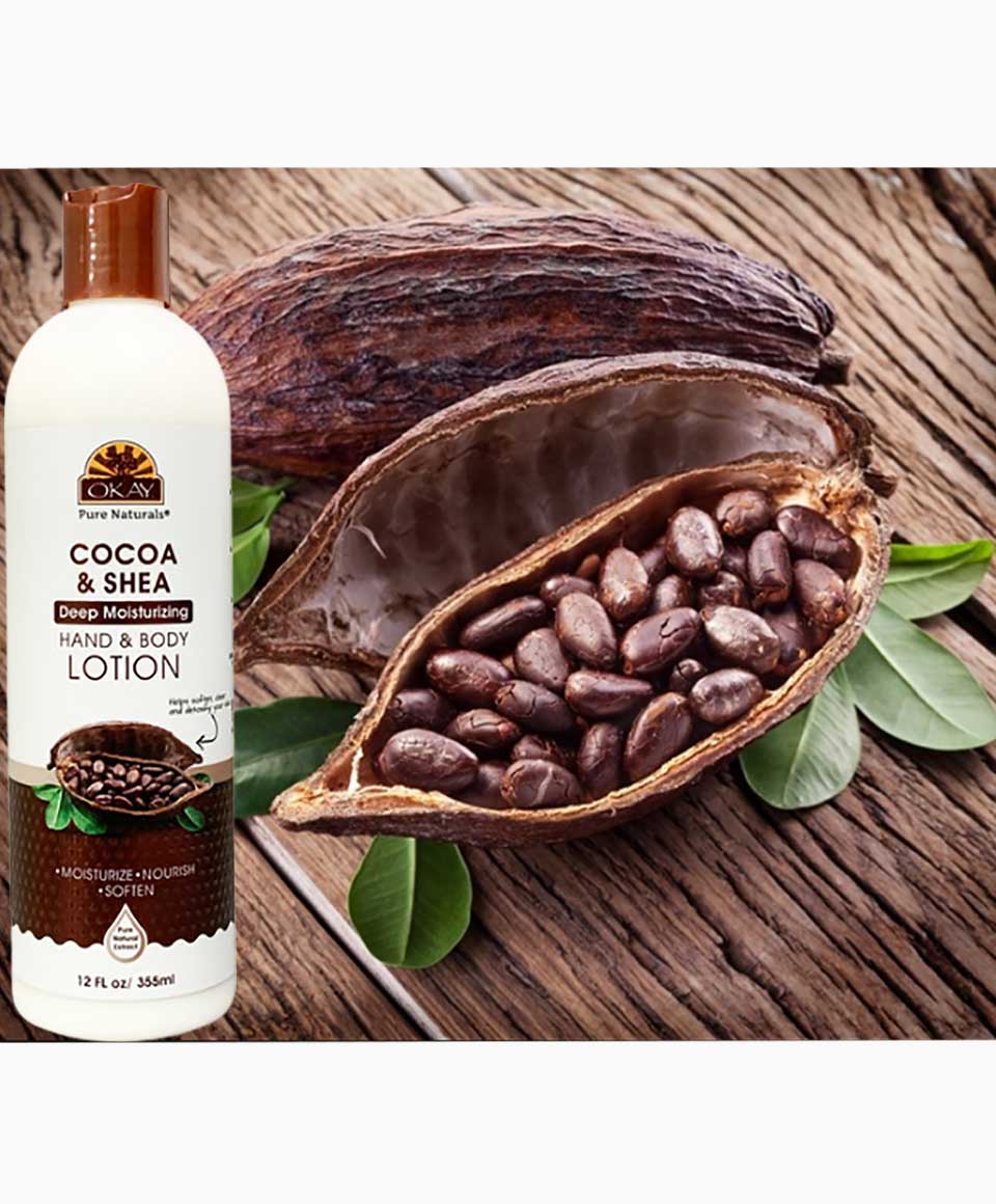 Okay Cocoa Shea Deep Moisturizing Hand And Body Lotion