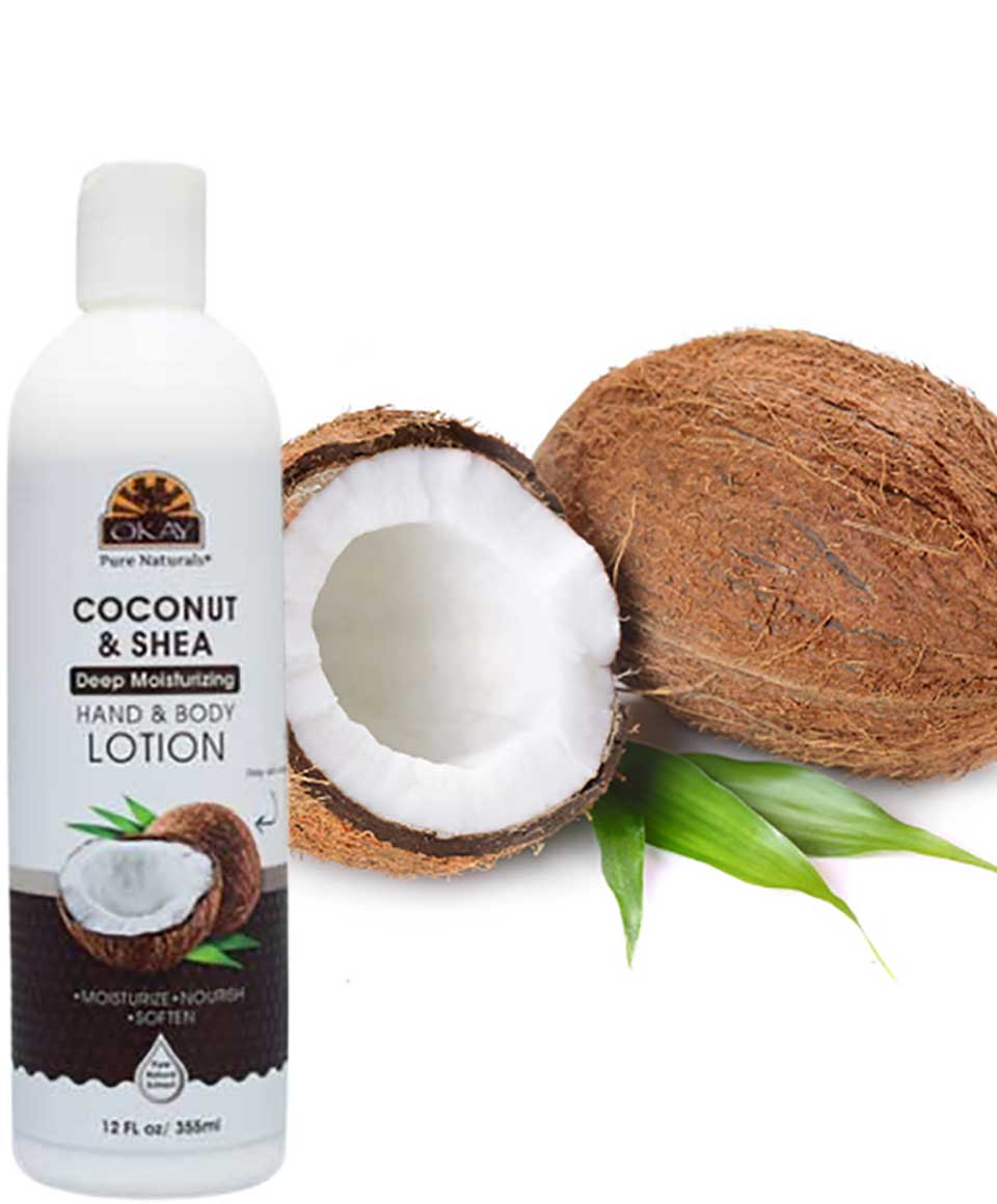 Okay Coconut Shea Deep Moisturizing Hand And Body Lotion