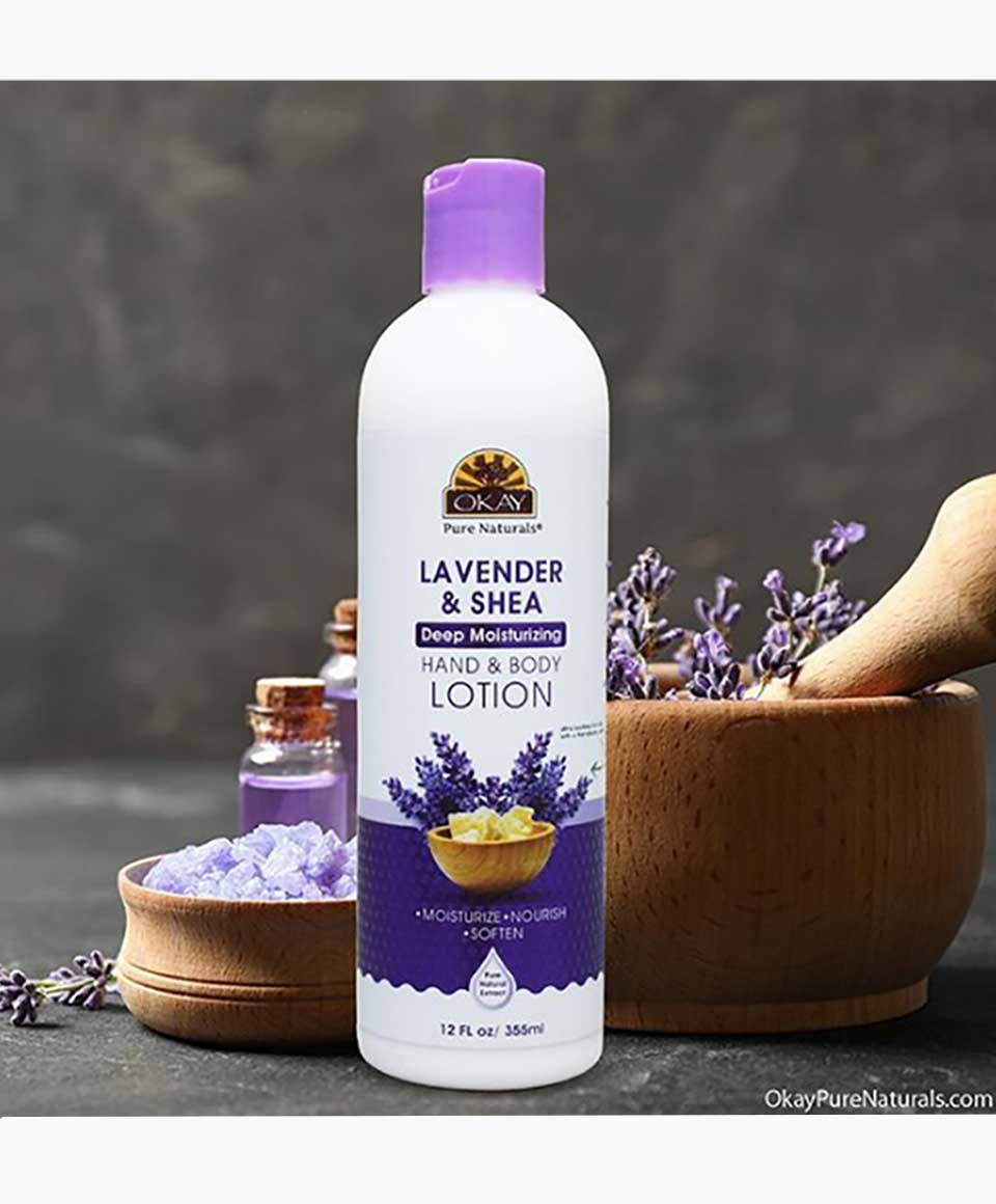 Okay Lavender Shea Deep Moisturizing Hand And Body Lotion