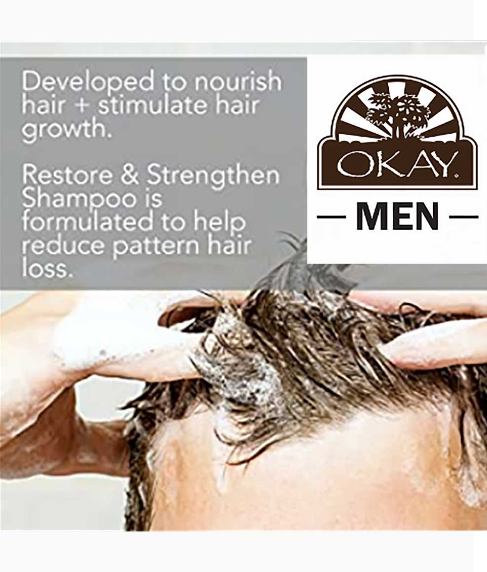 Okay For Men Hair Growth Strengthening Shampoo