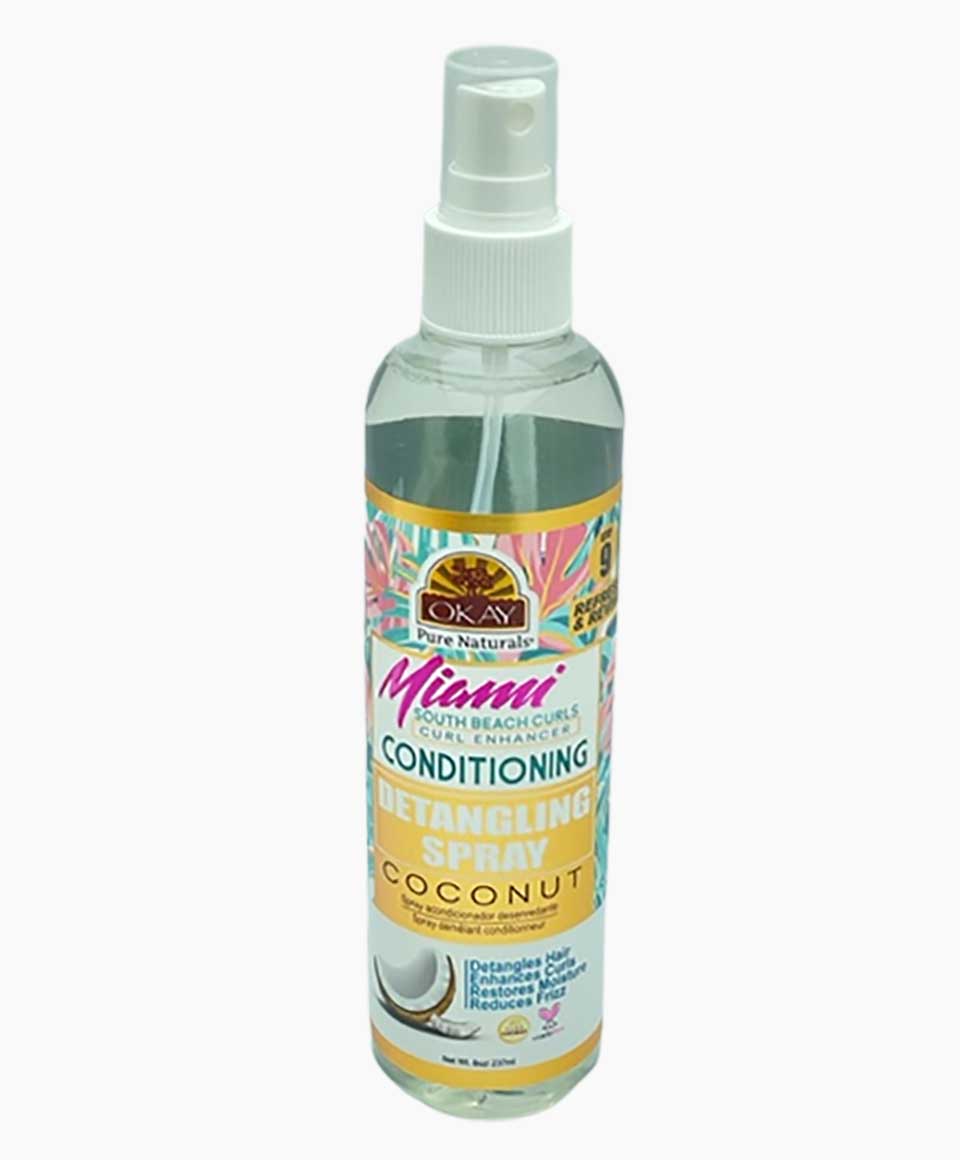Okay Miami Conditioning Coconut Detangling Spray