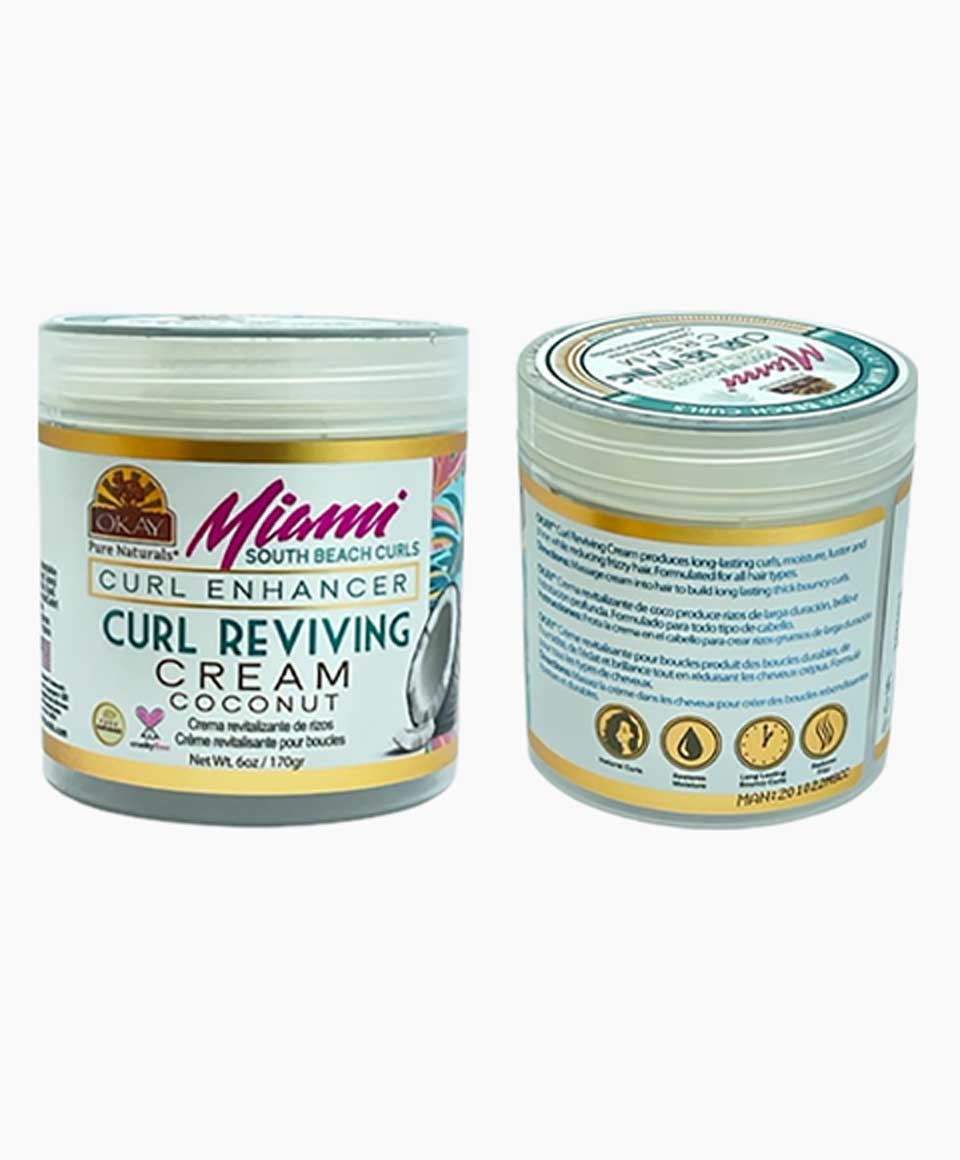 Okay Miami Curl Enhancer Coconut Curl Reviving Cream