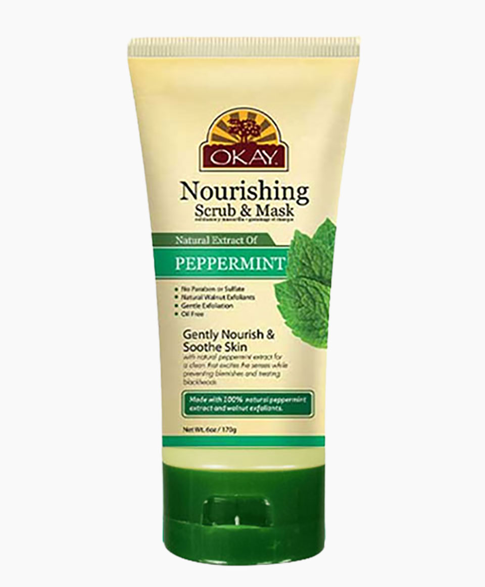 Okay Pure Naturals Nourishing Peppermint Scrub And Mask