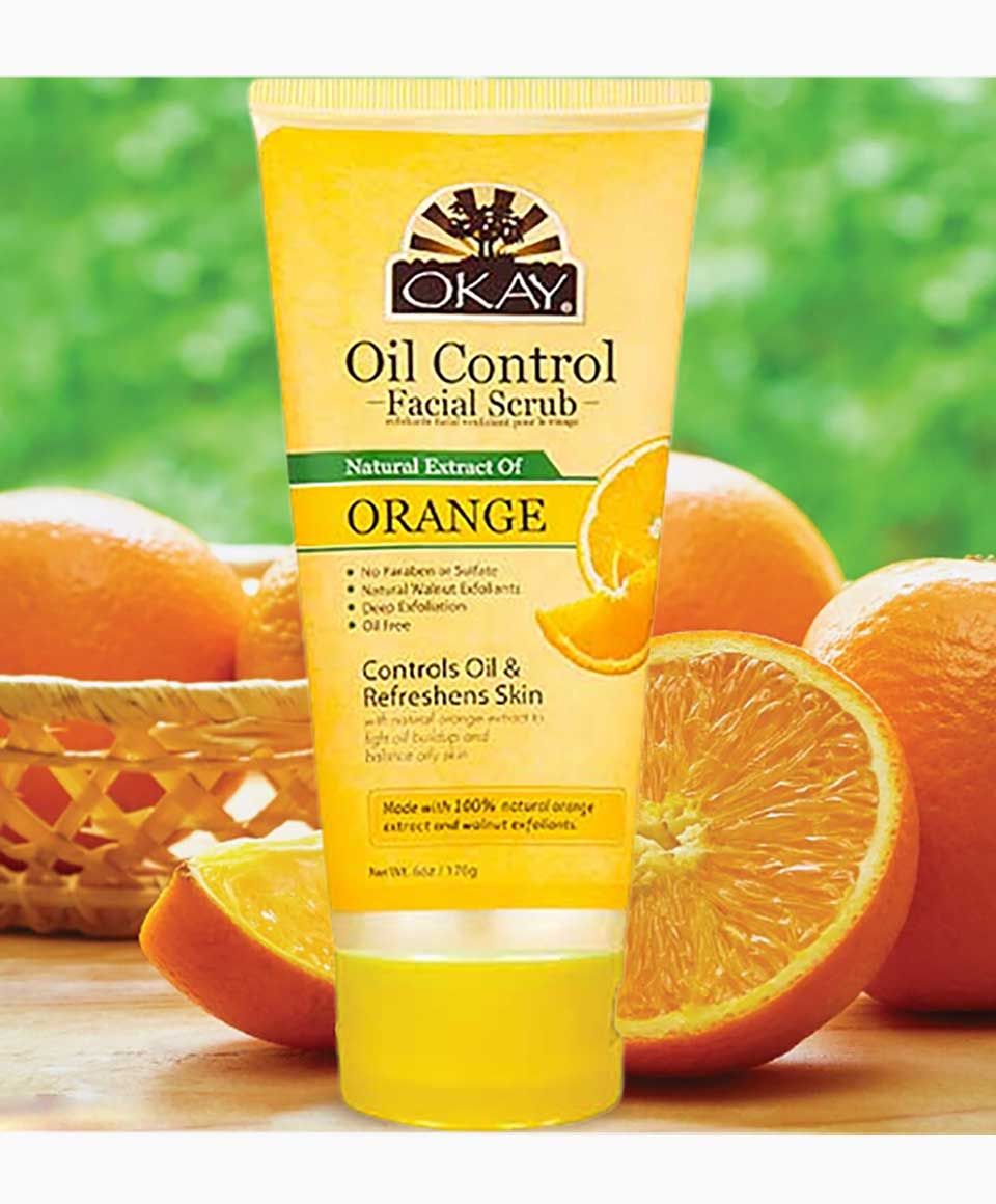 Okay Pure Naturals Oil Control Orange Facial Scrub