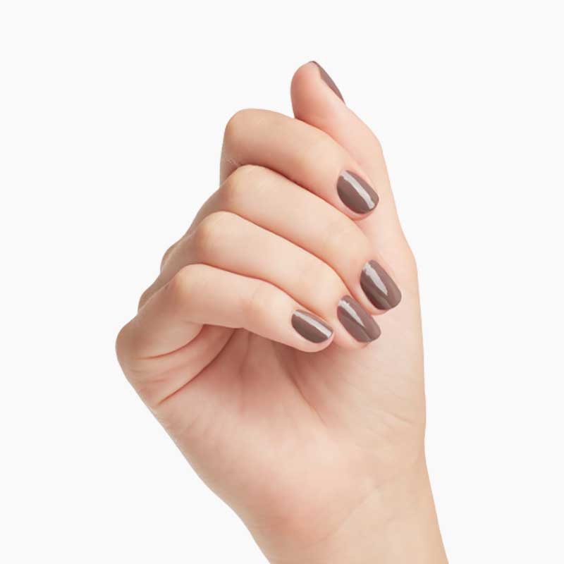 Nail Lacquer Over The Taupe