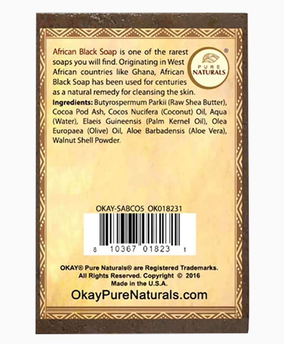Okay Pure Naturals Coconut African Black Soap
