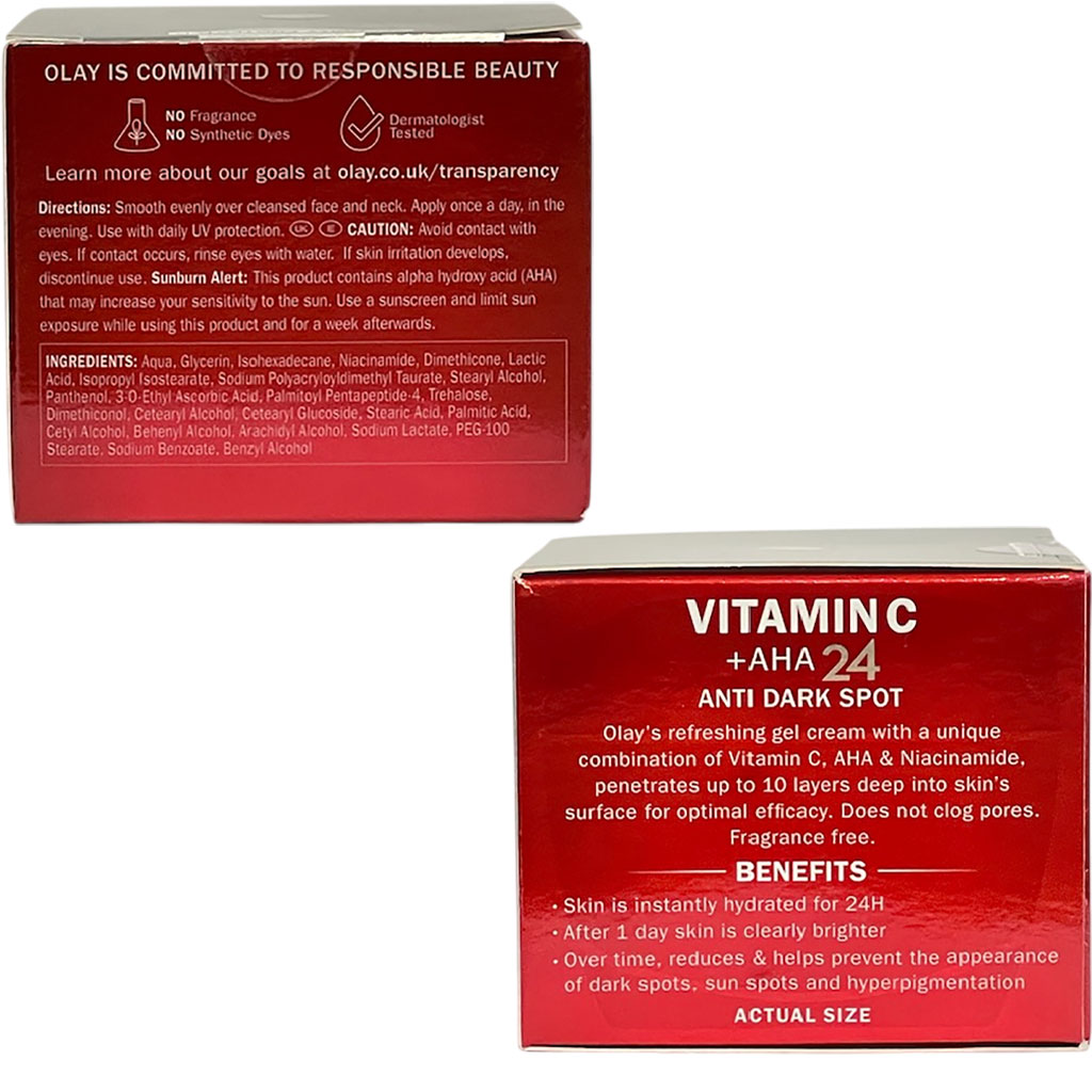 Olay Regenerist Vitamin C Plus AHA 24 Anti Dark Spot Night Gel Cream