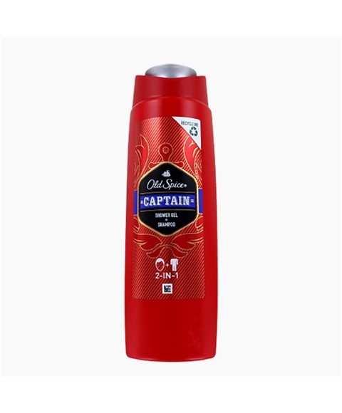 Old Spice Captain 2 In 1 Shower Gel And Shampoo