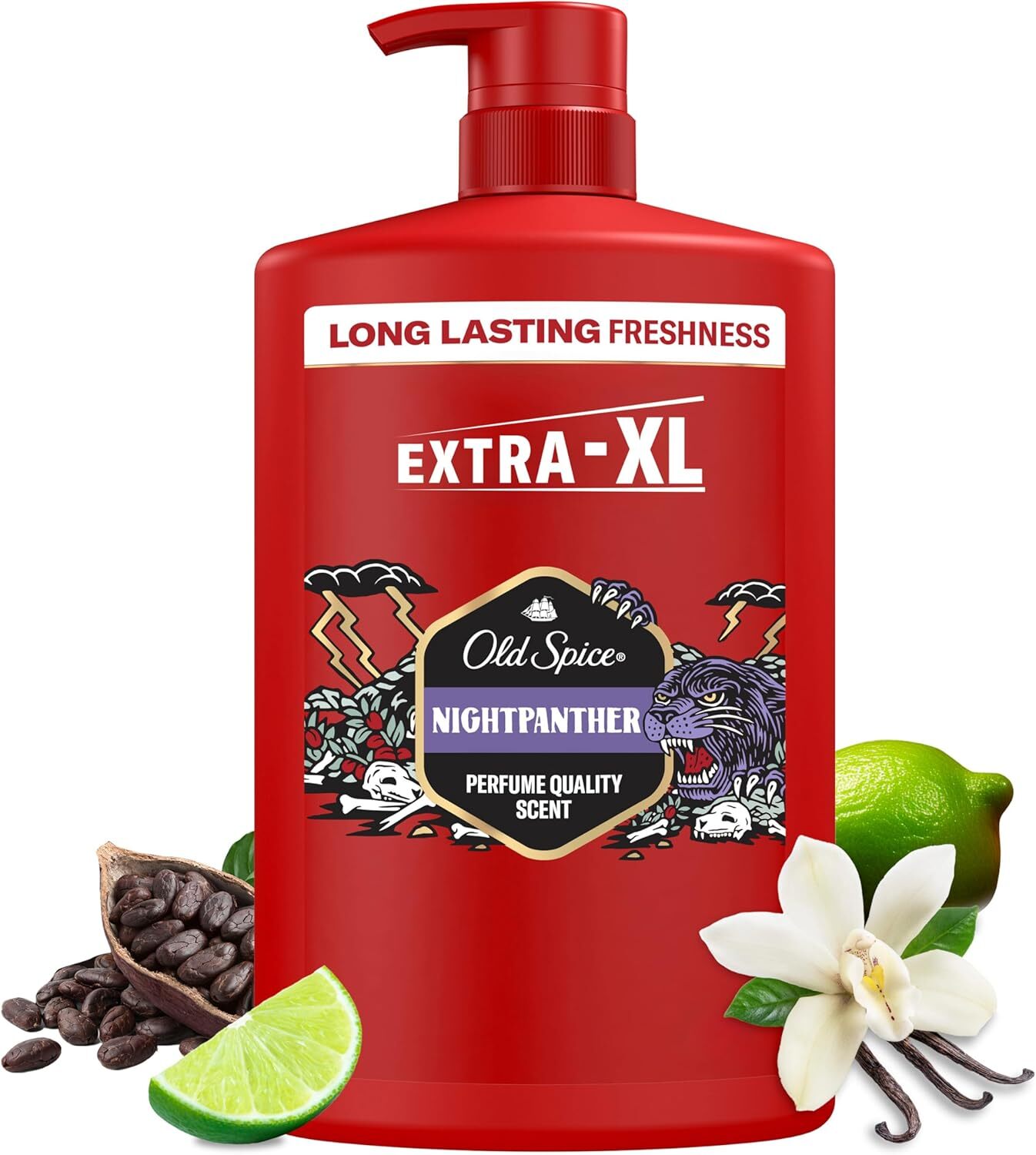 Night Panther 3 In 1 Body Hair Face Wash