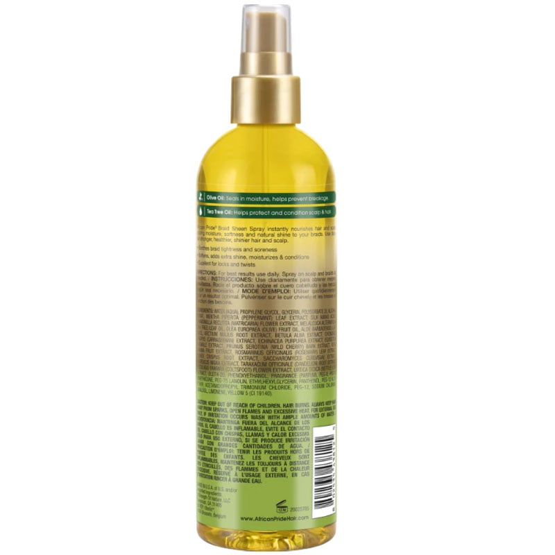 Olive Miracle Braid Sheen Spray With Anti Breakage Formula