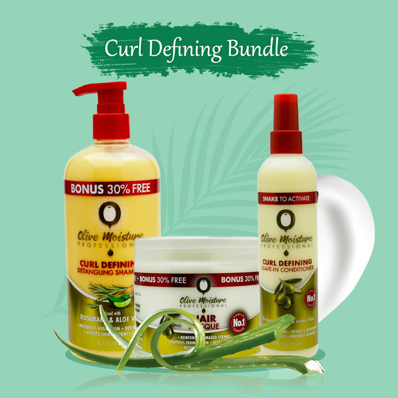 Olive Moisture Curl Defining Bundle