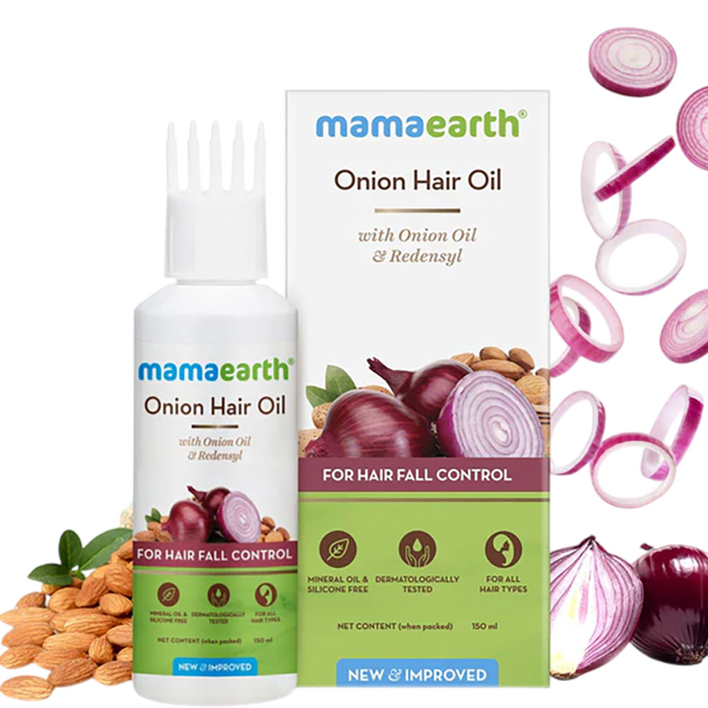 Onion Hair Oil For Hair Fall Control