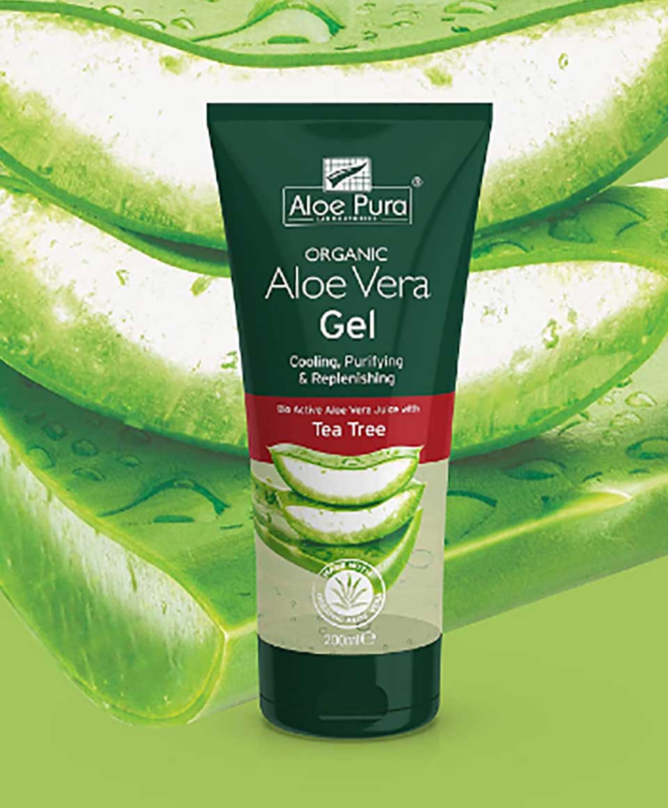 Aloe Pura Aloe Vera Gel With Tea Tree