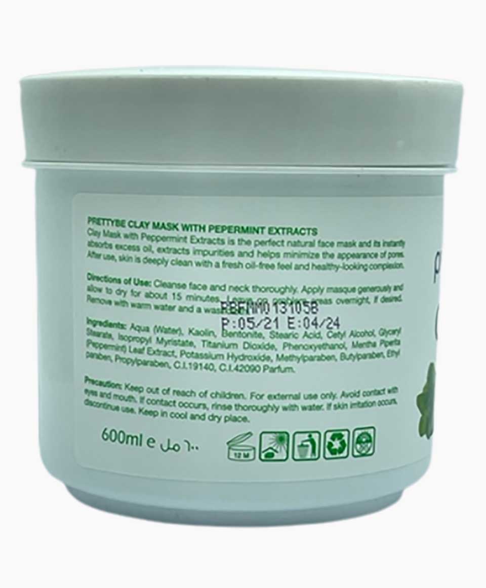 Clay Mask With Peppermint Leaf Extract