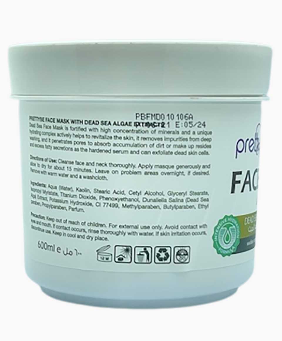 Face Mask With Dead Sea Algae Extract