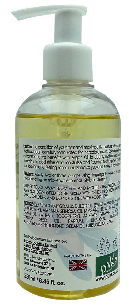 Deep Moisture Oil Hydrates Dry Hair