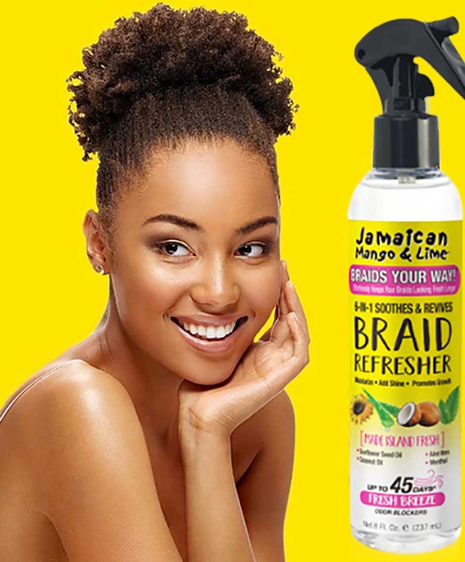 Jamaican Mango And Lime 6 In 1 Braid Refresher Spray