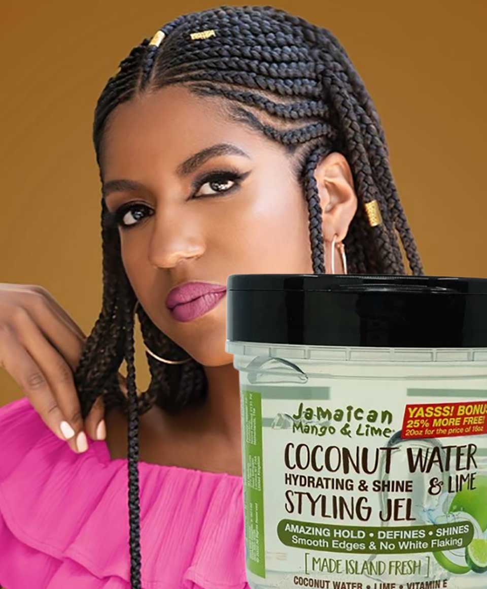 Jamaican Mango And Lime Coconut Water Styling Jel jamaic