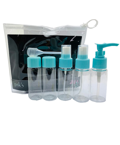 Paks Set Of Travel Cosmetic Bottle