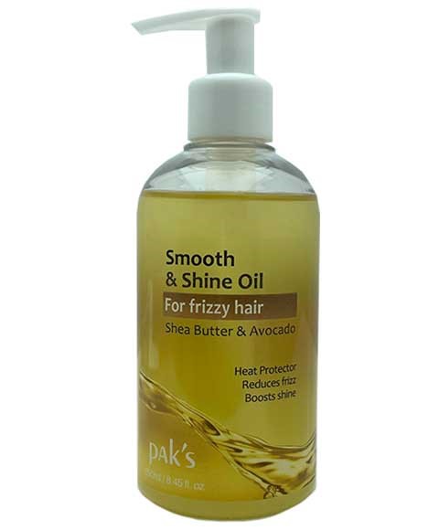 Smooth And Shine Oil For Frizzy Hair