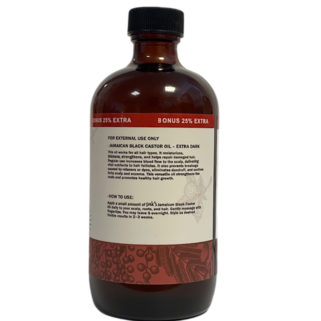 Paks Extra Dark Black Castor Oil