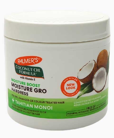 Coconut Oil Formula Moisture Gro Hairdress With Vitamin E