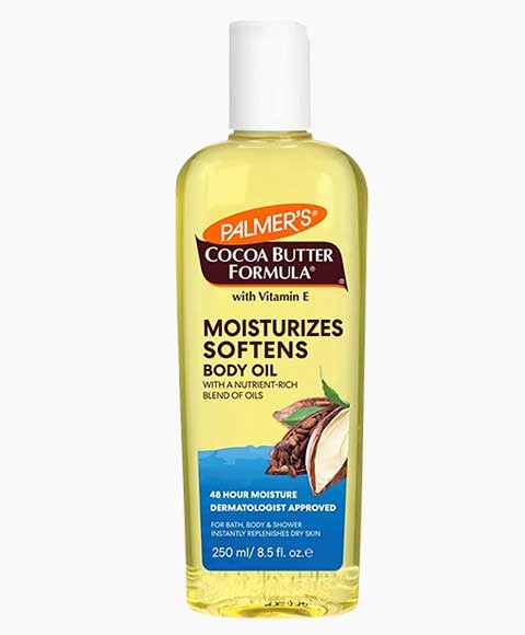 Cocoa Butter Formula Moisturizes Softens Body Oil