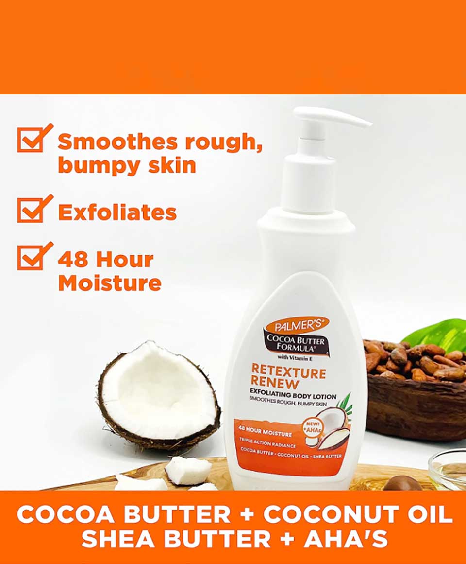 Cocoa Butter Formula With Vitamin E Retexture Renew Body Lotion