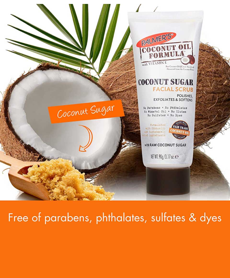 Coconut Oil Formula Coconut Sugar Facial Scrub