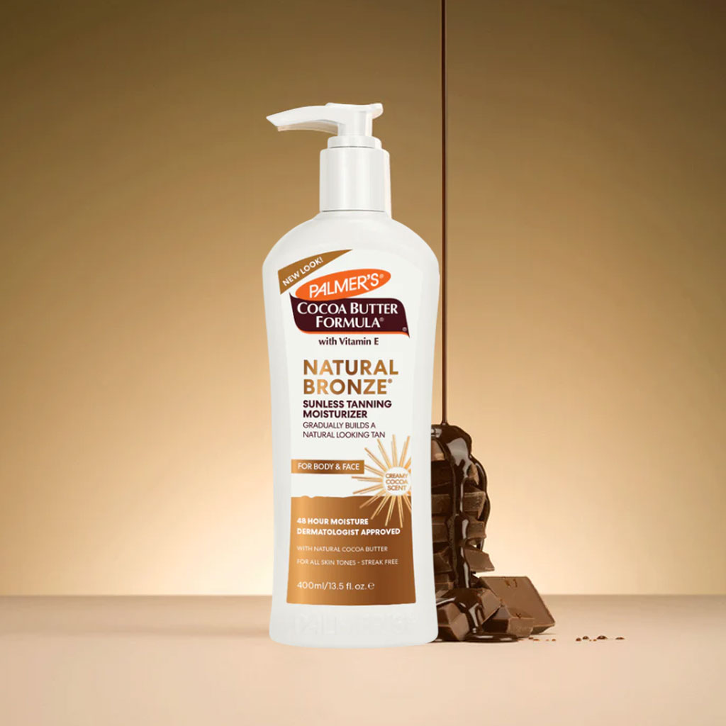 Cocoa Butter Formula Natural Bronze Body Lotion With Vitamin E