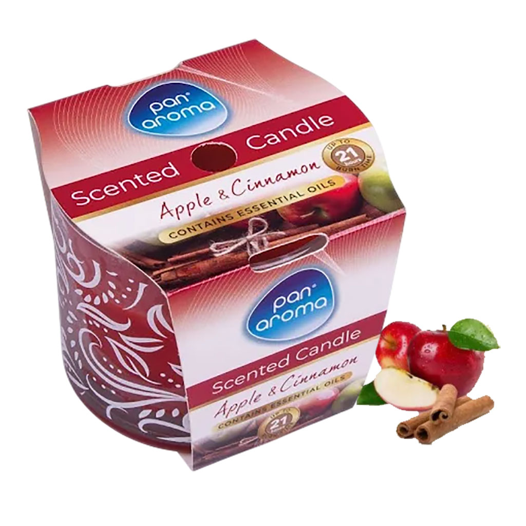 Scented Candle Apple And Cinnamon
