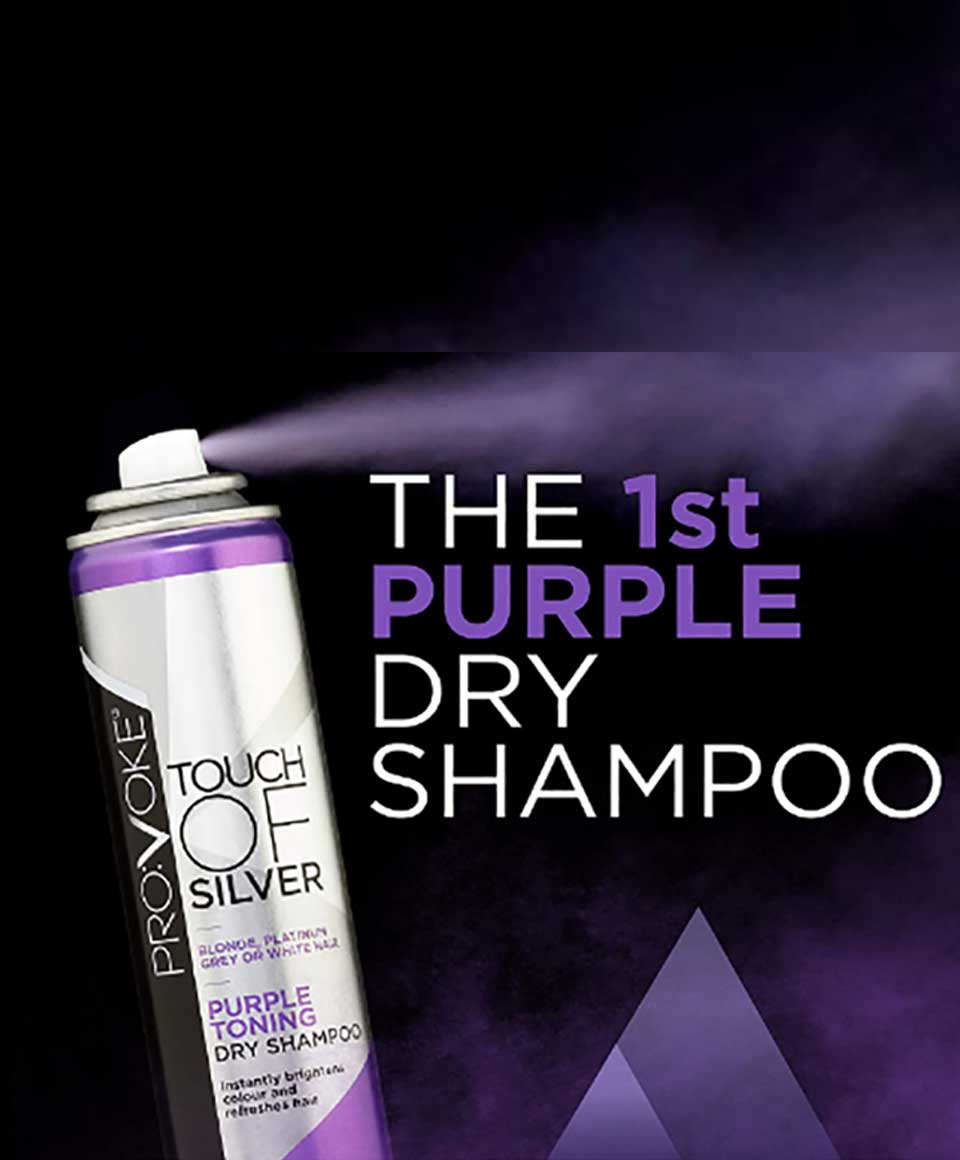 Provoke Touch Of Silver Purple Toning Dry Shampoo