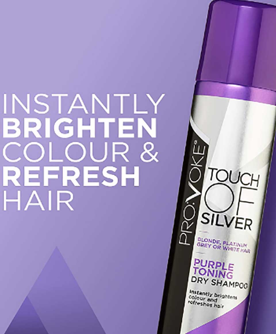 Provoke Touch Of Silver Purple Toning Dry Shampoo