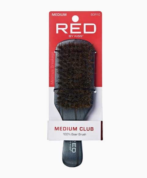 Red By Kiss Medium Club Boar Brush BOR10