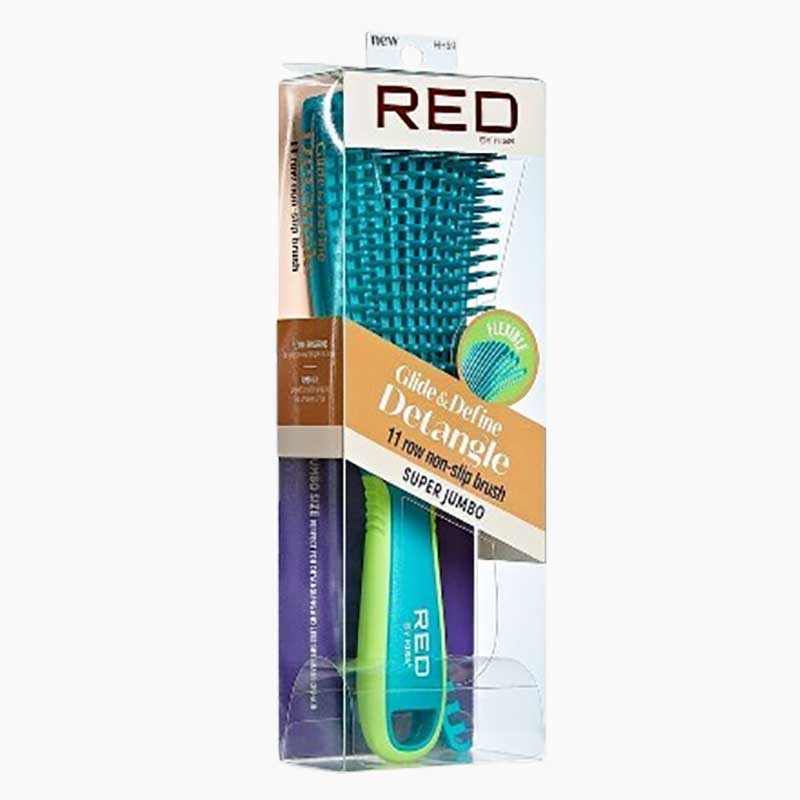 Red By Kiss Glide And Define Detangle 11 Row Non Slip Brush HH59
