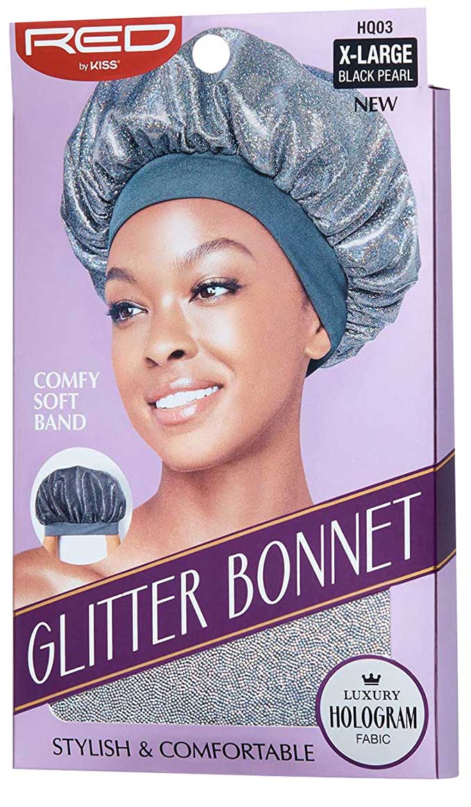 Glitter Bonnet HQ03 Black Pearl