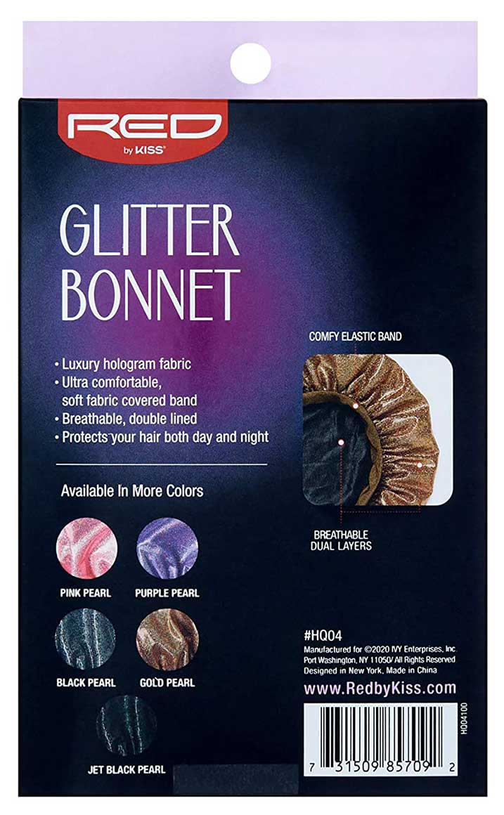 Glitter Bonnet HQ04 Gold Pearl