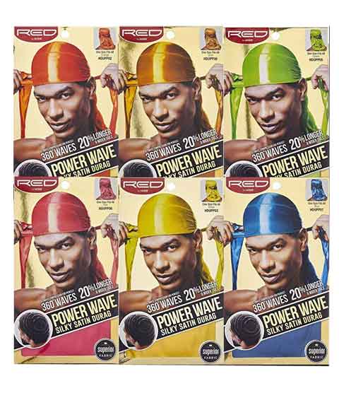 Red By Kiss Power Wave Silky Satin Durag