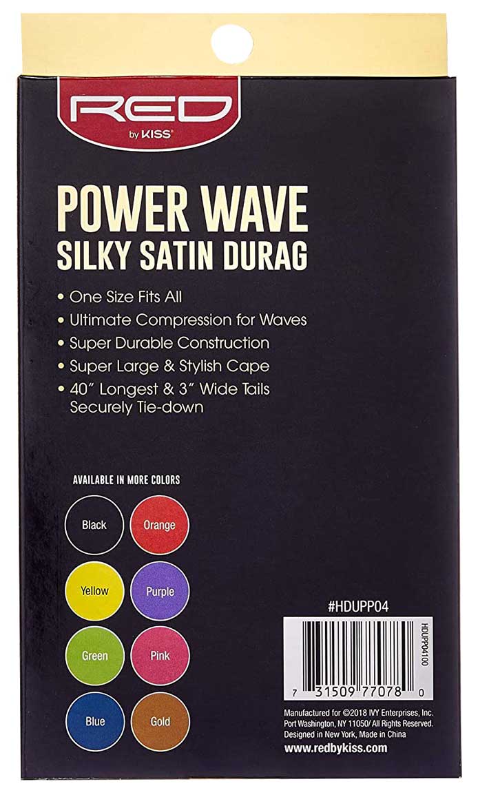 Power Wave Silky Satin Durag HDUPP04