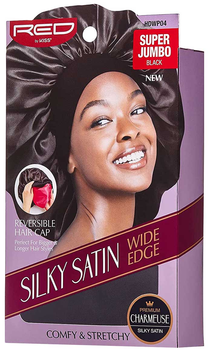 Silky Satin Wide Edge HDWP04 Black