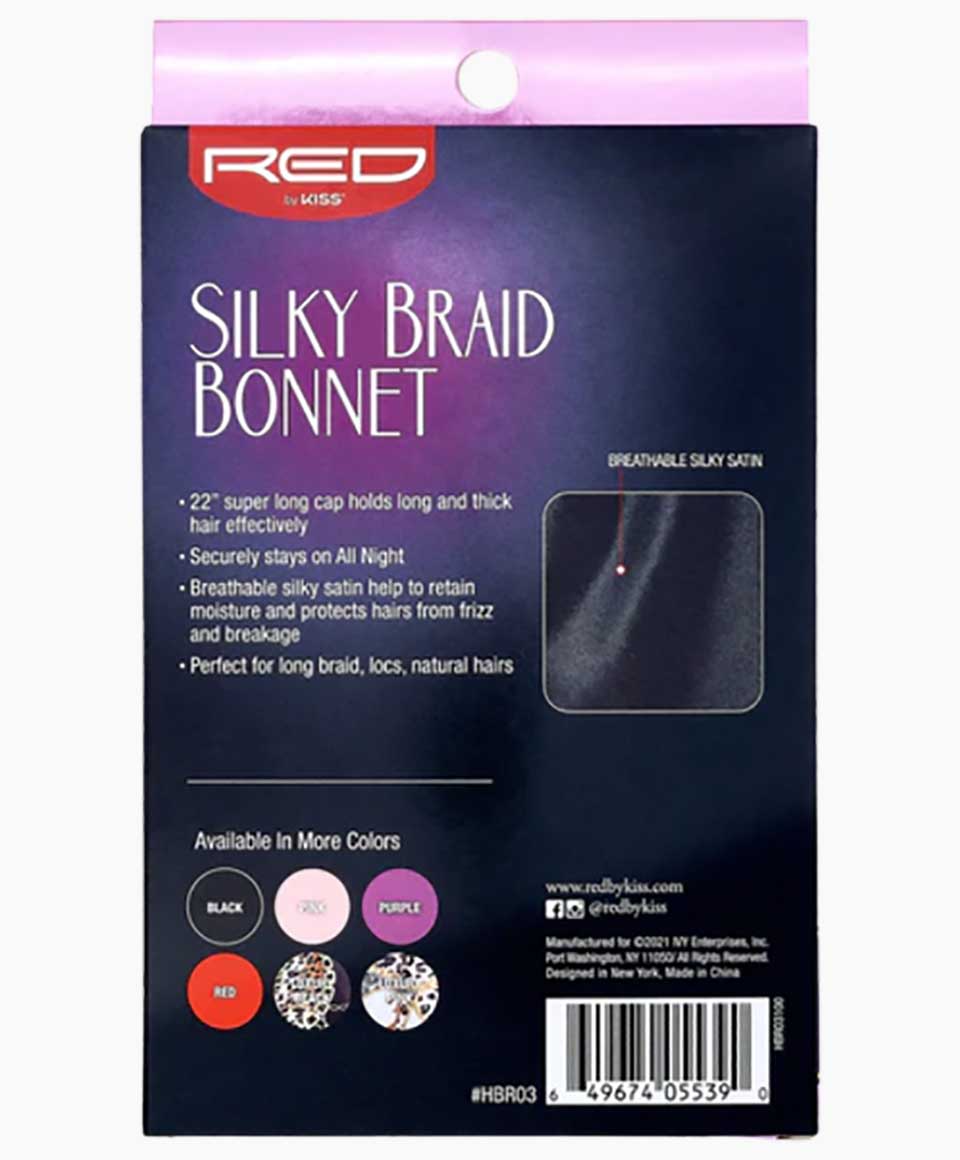 Red By Kiss Silky Braid Bonnet HBR03