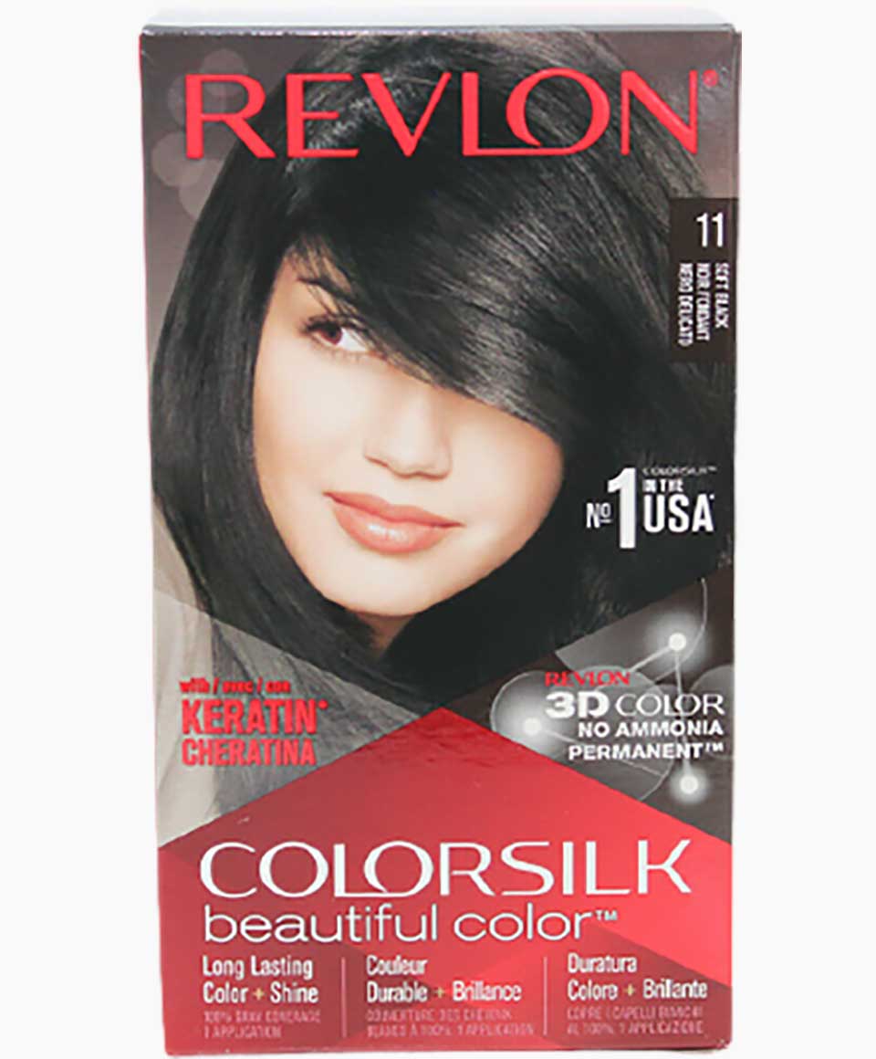 Colorsilk Beautiful Color Permanent Hair Color 11 Soft Black