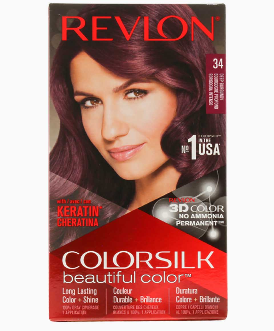 Colorsilk Beautiful Color Permanent Hair Color 34 Deep Burgundy