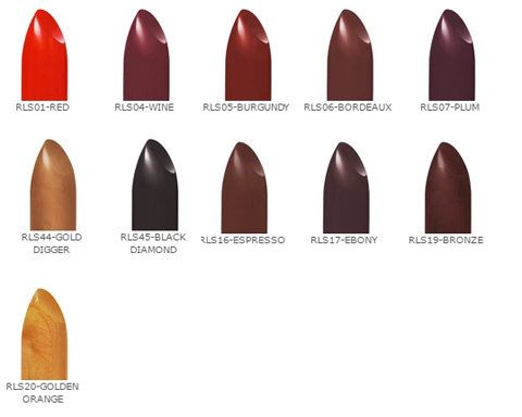 RK By Kiss Color Design Lipstick RLS06 Bordeaux 