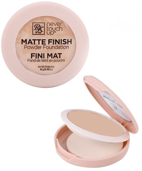 Never Touch Up Matte Finish Powder Foundation RMPFN02 Ivory