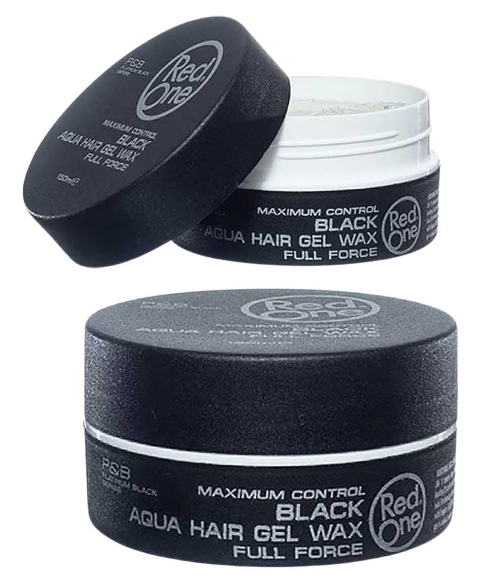 Black Aqua Hair Gel Wax Full Force