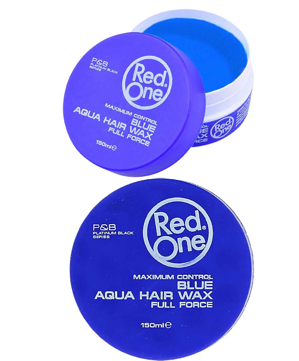 Blue Aqua Hair Gel Wax Full Force