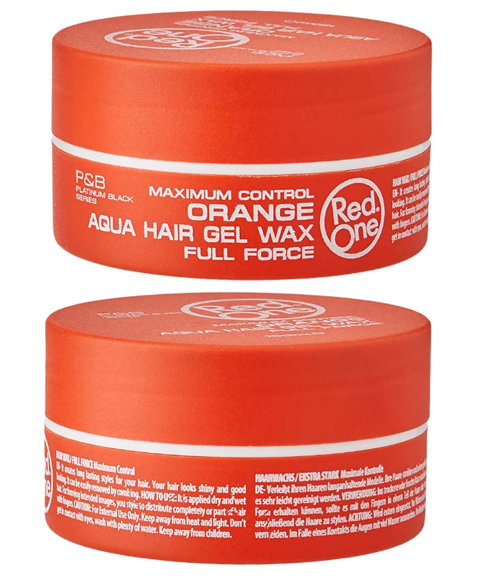 Red One Orange Aqua Hair Gel Wax