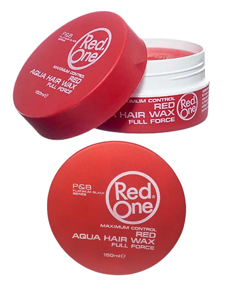Red  Aqua Hair Gel Wax Full Force